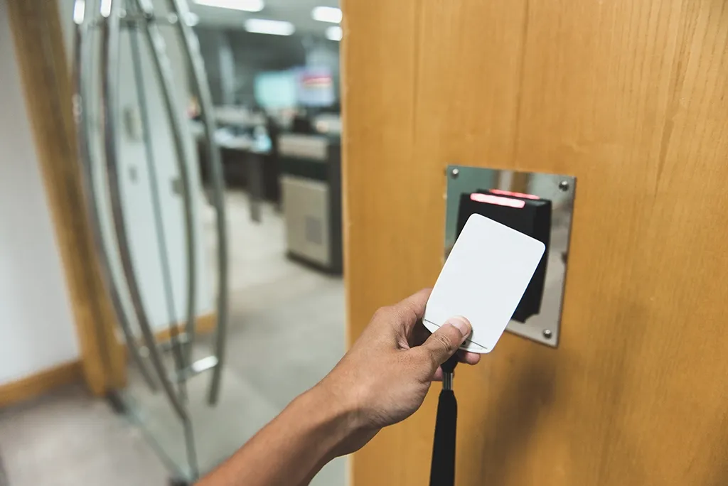 An access control token used to gain entry