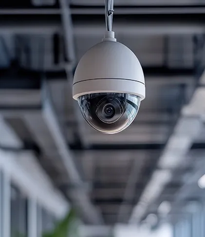 CCTV Dome Camera Outdoors