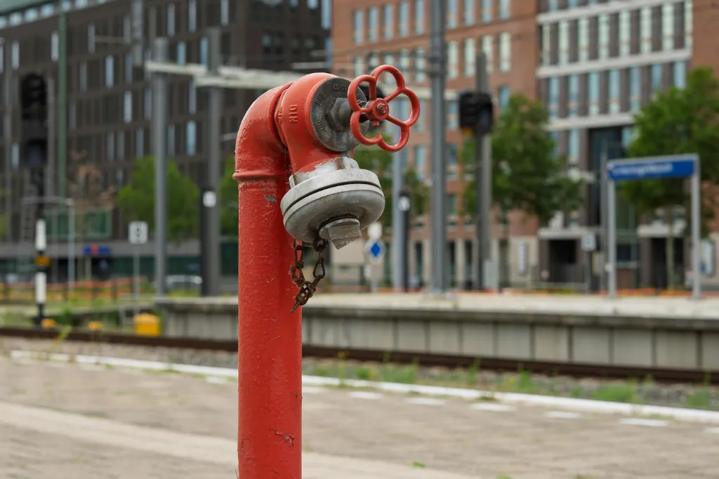 hydrant located on commercial premises