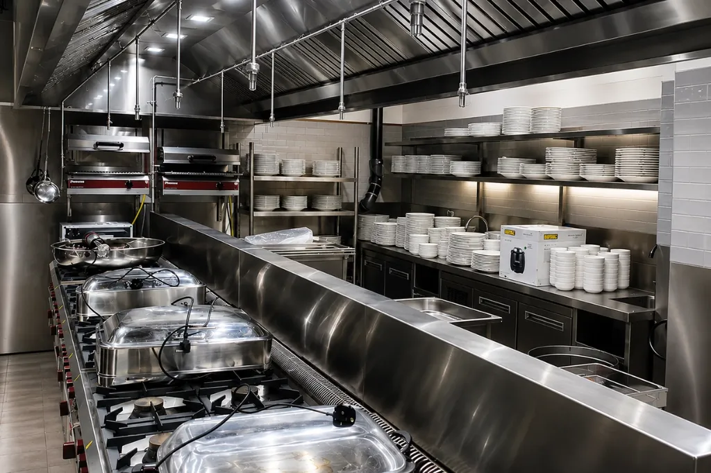 Bespoke kitchen fire suppression system