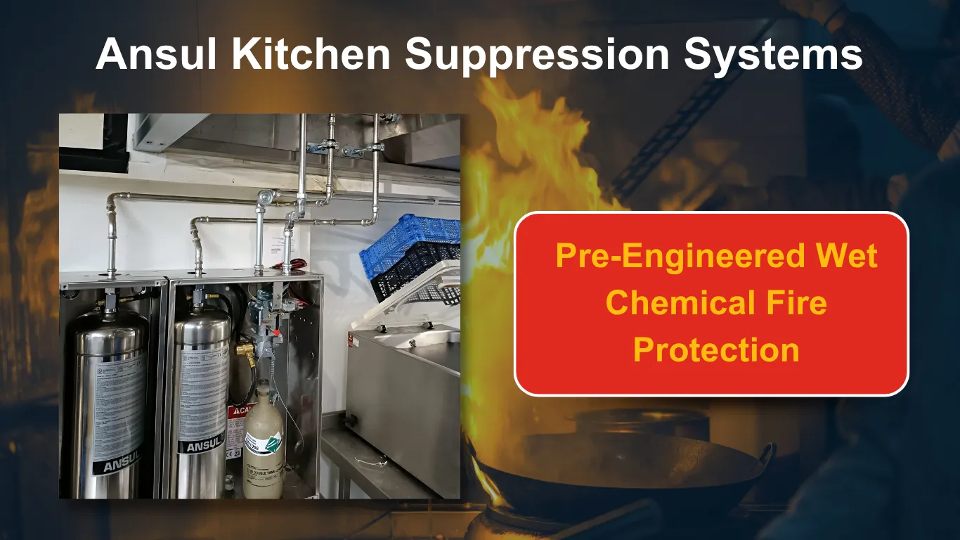 Infographic breaking down the benefits of Ansul suppression systems