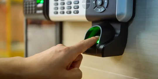 biometric finger print reader access control system