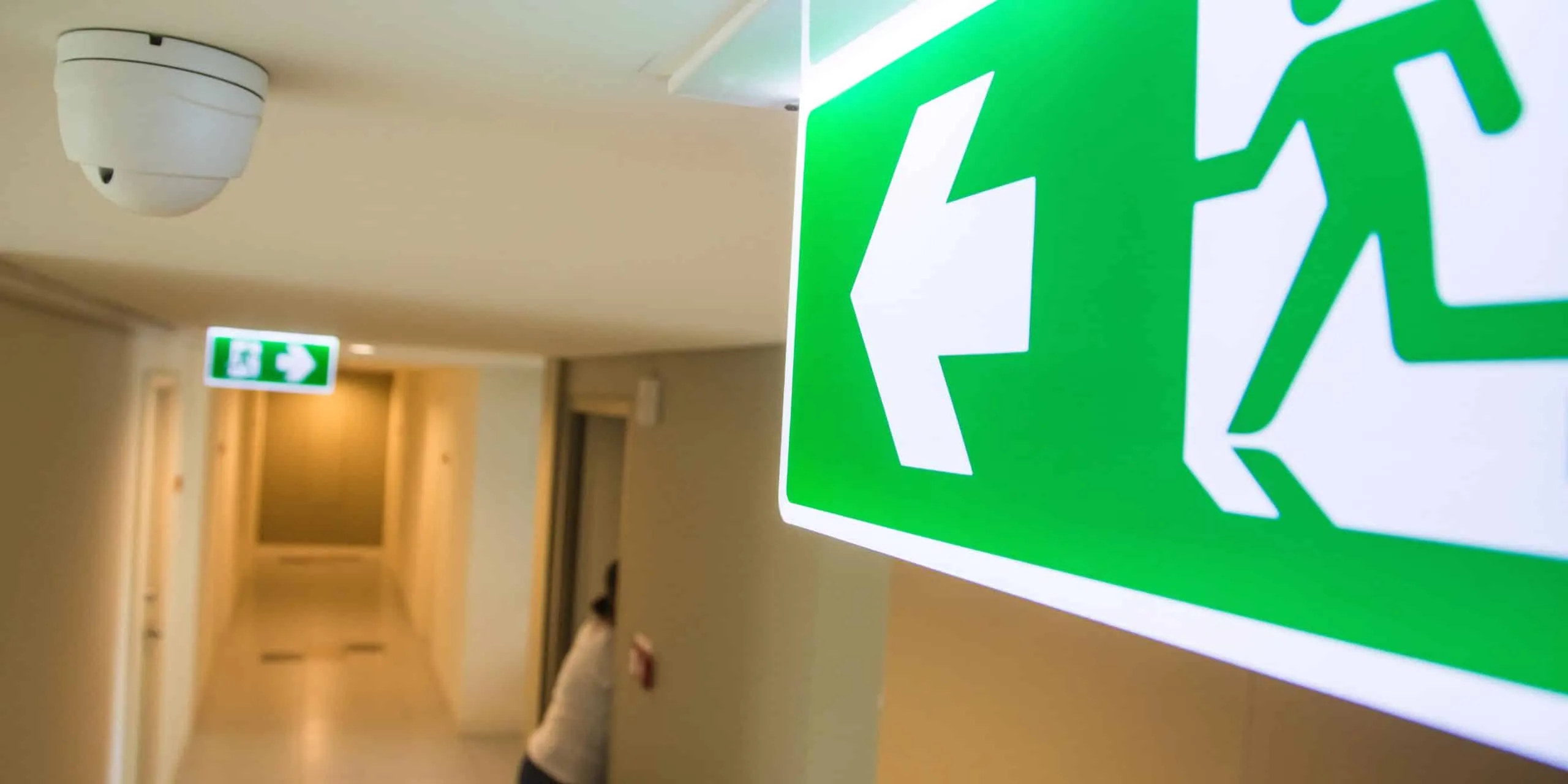 hotel fire safety in a building