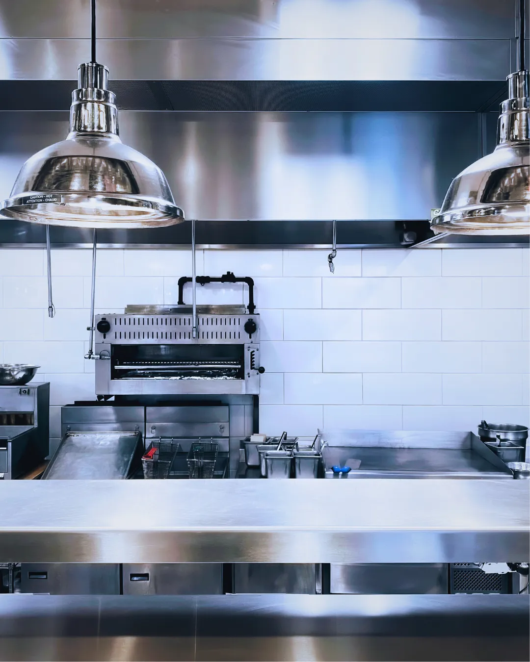 A non-domestic commercial kitchen