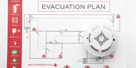 Fire safety plan