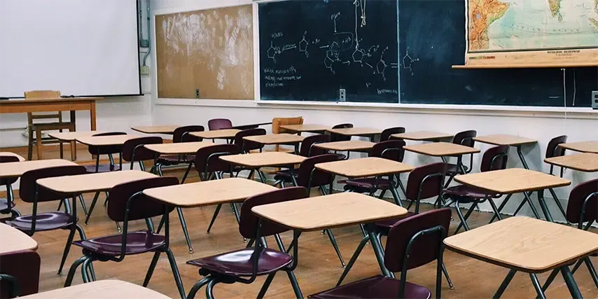 A classroom showing how cctv can benefit schools